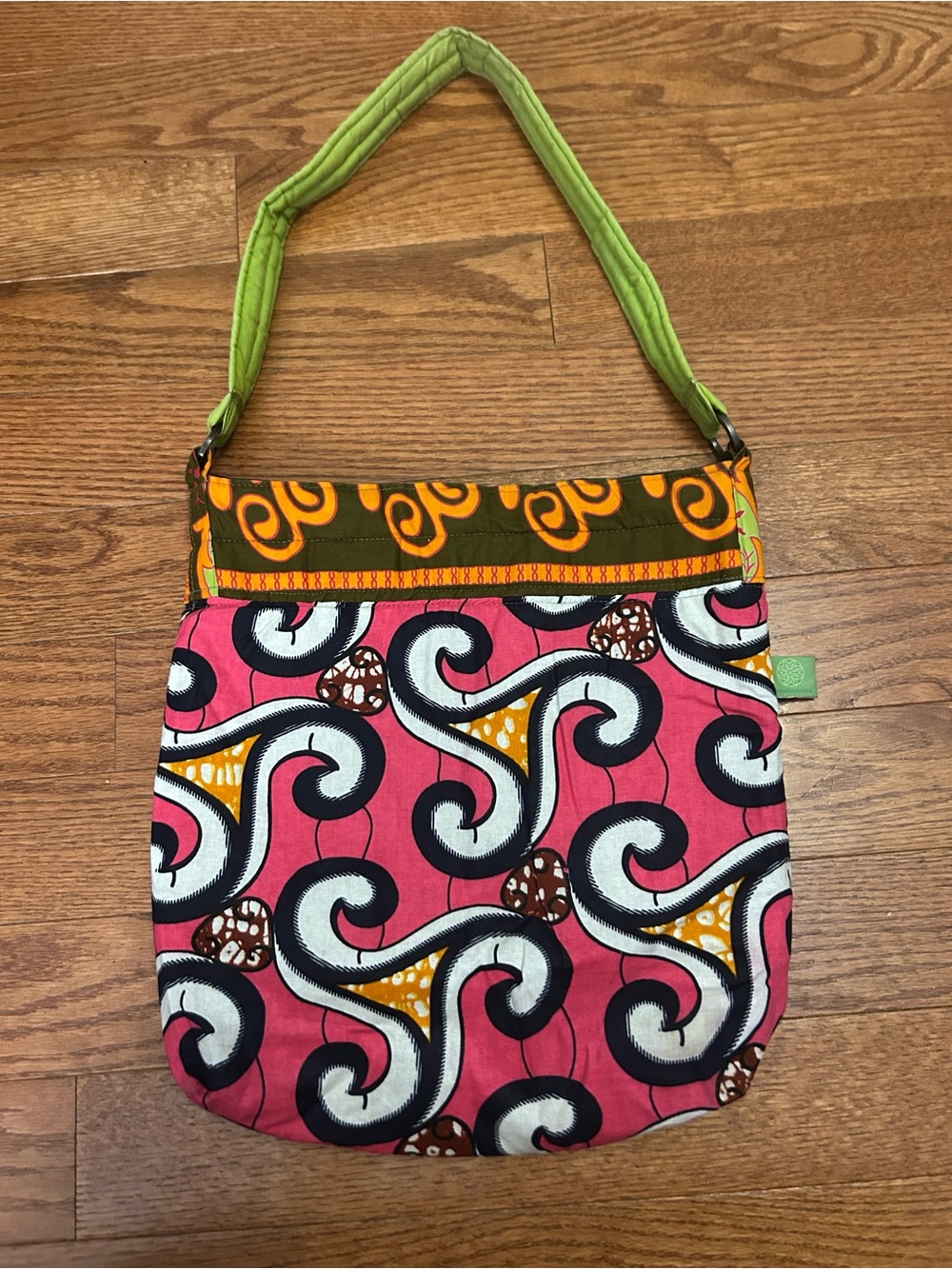 Bright Pink Patterned Women's Shoulder Bag